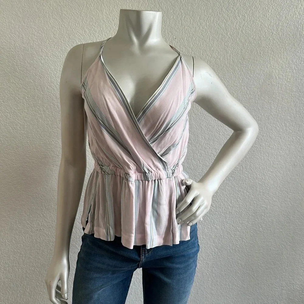 Pink Free People Psychedelic Summer Top
